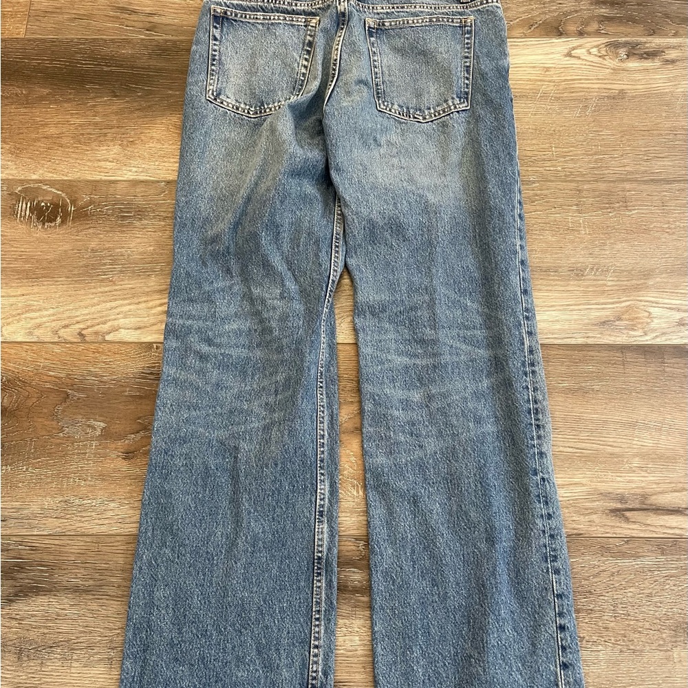 Zara Blue Flare & Wide Leg Jeans - Picture 3 of 3